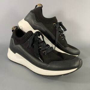 BUSCEMI Size 11 Black Knit Lace Up Lace Up Shoes